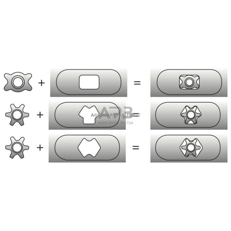 Peilis Weedeater 540 mm kairinis pjaunamosios plotis 42 ( 107 cm ) 175450 5