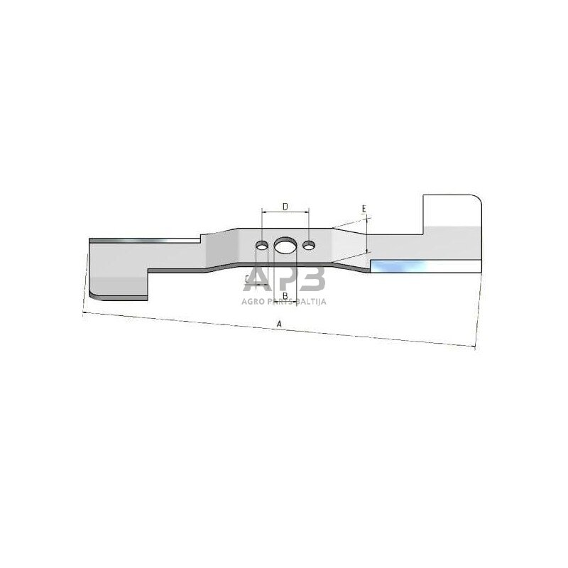 Peilis AYP 441 mm 137380 3 Peilis AYP 441 mm 137380 3