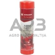 Pieštukiniai dažai gyvūnų ženklinimui raudoni 60 ml 307009KR Pieštukiniai dažai gyvūnų ženklinimui raudoni 60 ml 307009KR