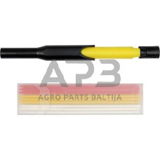 Pieštukas automatinis gilioms erdvėms 6x40mm (4 spalvos)