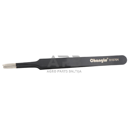 Pincetas tiesus (apvaliais galais) 120mm Pincetas tiesus (apvaliais galais) 120mm