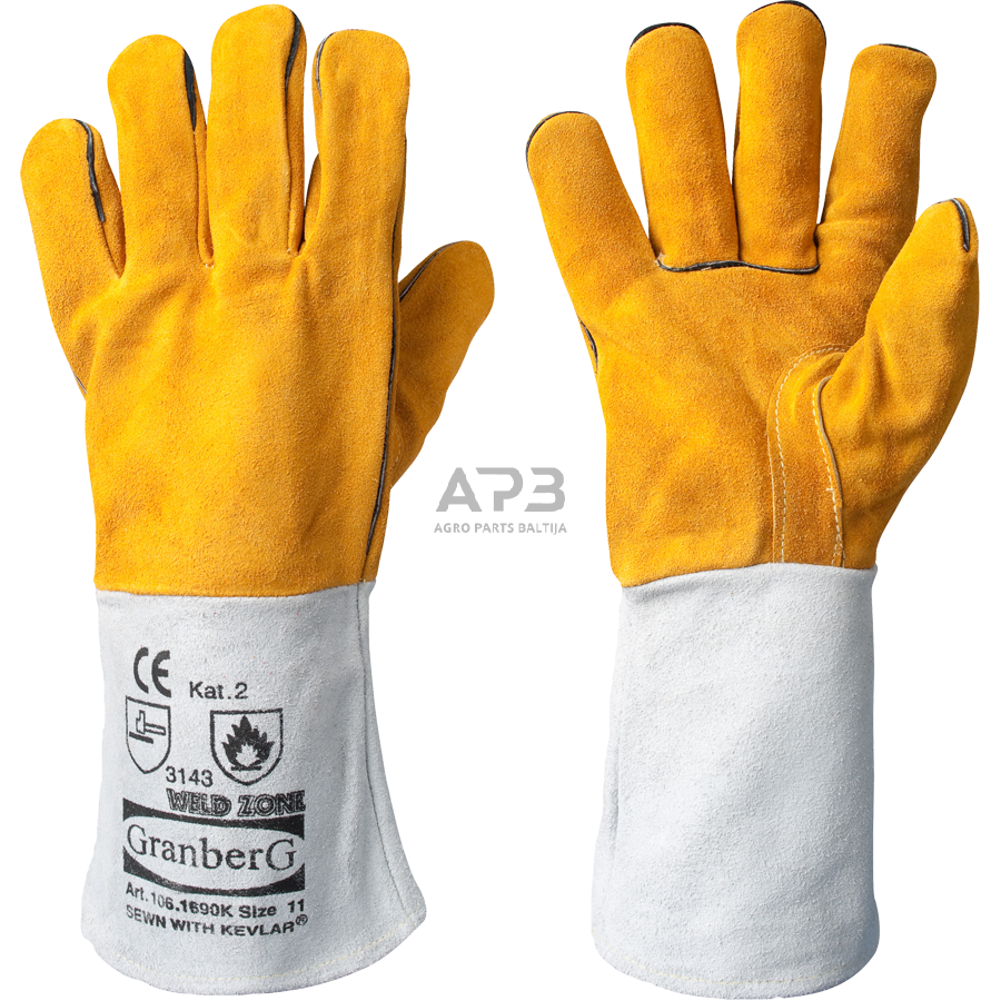 Pirštinės suvirintojo (11 dydis) WELD ZONE Pirštinės suvirintojo (11 dydis) WELD ZONE