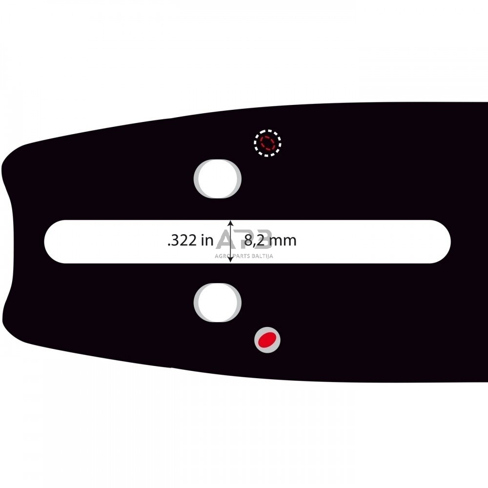 Pjovimo juosta CRT .325" 1,5 mm, 38 cm / 15" 158SLGK095 64 nareliai. 1