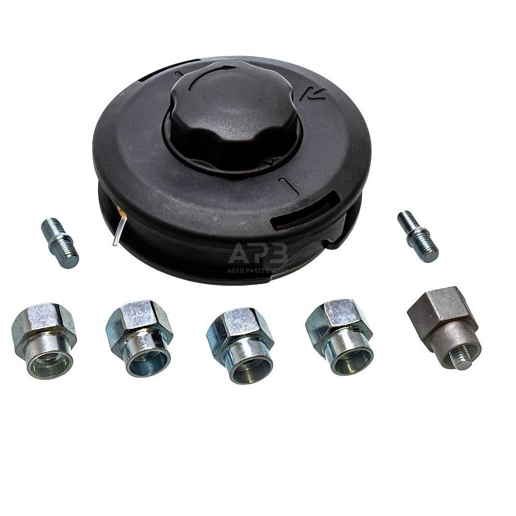 Pjovimo galva universali PRO krūmapjovėms pusiau automatinė 130,00 mm M8x1,25 mm, M8x1,25 mm, M10x1,00 mm, M10x1,25 mm, M12x1,50 mm, M12x1,75 mm 1 Pjovimo galva universali PRO krūmapjovėms pusiau automatinė 130,00 mm M8x1,25 mm, M8x1,25 mm, M10x1,00 mm, M10x1,25 mm, M12x1,50 mm, M12x1,75 mm 1