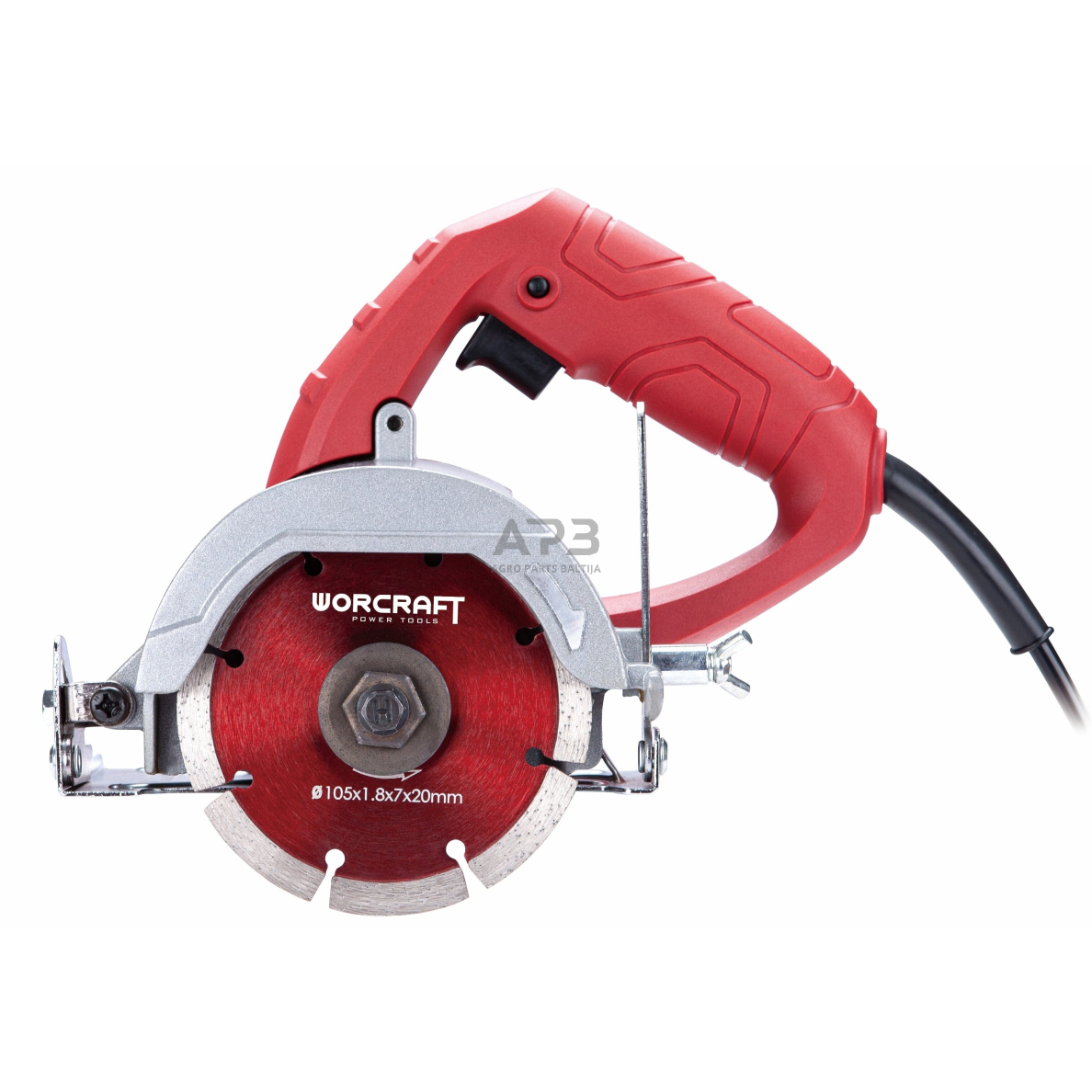 Pjūklas diskinis mūrui 110mm 1400W 2 Pjūklas diskinis mūrui 110mm 1400W 2