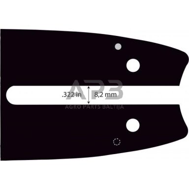 Pjovimo juosta Dolpima 3/8" 1,3 mm, 30 cm / 12" 120SPEA074 44 nareliai Pjovimo juosta Dolpima 3/8" 1,3 mm, 30 cm / 12" 120SPEA074 44 nareliai