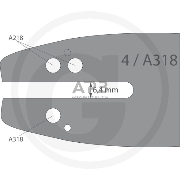 Pjovimo juosta Endurance Cut 3/8" LP 1,1 mm 25 cm / 10“ 104MLEA218 40 narelių 1 Pjovimo juosta Endurance Cut 3/8" LP 1,1 mm 25 cm / 10“ 104MLEA218 40 narelių 1