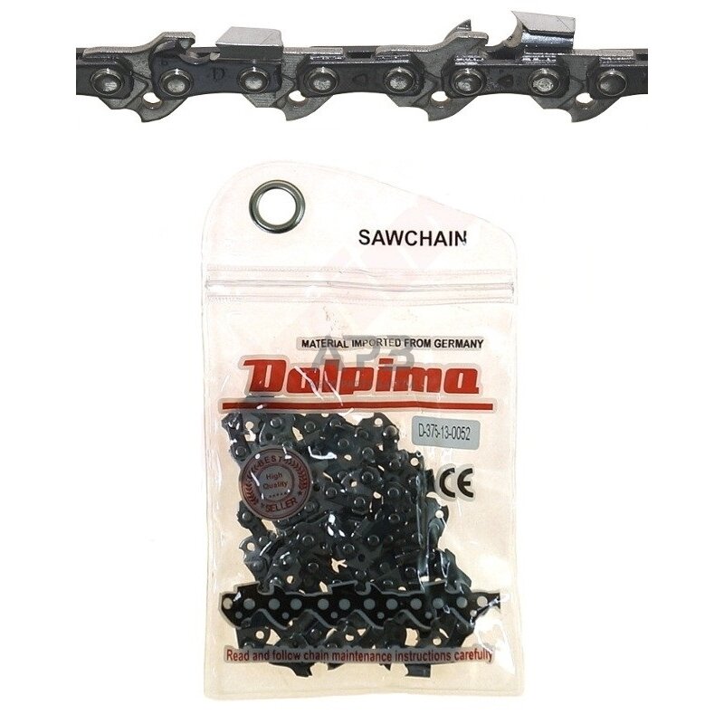 Grandinė pjūklui 3/8", 1,3 mm, 52 nareliai SQ Grandinė pjūklui 3/8", 1,3 mm, 52 nareliai SQ