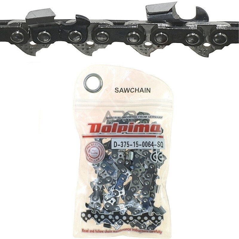 Grandinė pjūklui 3/8", 1,5 mm, 64 nareliai SQ Grandinė pjūklui 3/8", 1,5 mm, 64 nareliai SQ