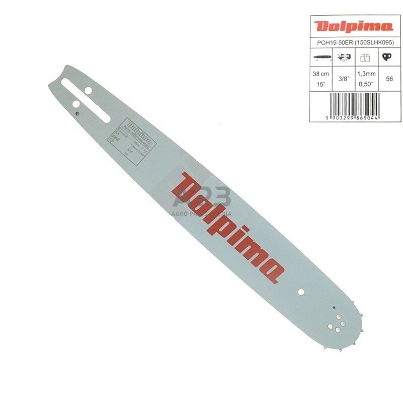 Pjovimo juosta Dolpima 3/8" 1,3 mm, 40 cm / 16" 150SLHK095 56 nareliai. Pjovimo juosta Dolpima 3/8" 1,3 mm, 40 cm / 16" 150SLHK095 56 nareliai.