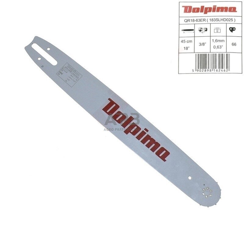 Pjovimo juosta Dolpima 3/8" 1,6 mm, 45 cm / 18" 11T 183SLHD025 , 3003 000 5217, 300030005217 66 nareliai