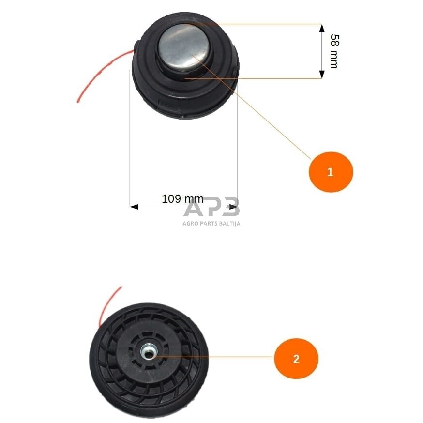 Pjovimo galva universali QUICK LOAD METAL DL-1216 sreigis universalus 10x1; 10x1,25; 12x1,75; 7x1; 8x1,25; 10x1,25 2