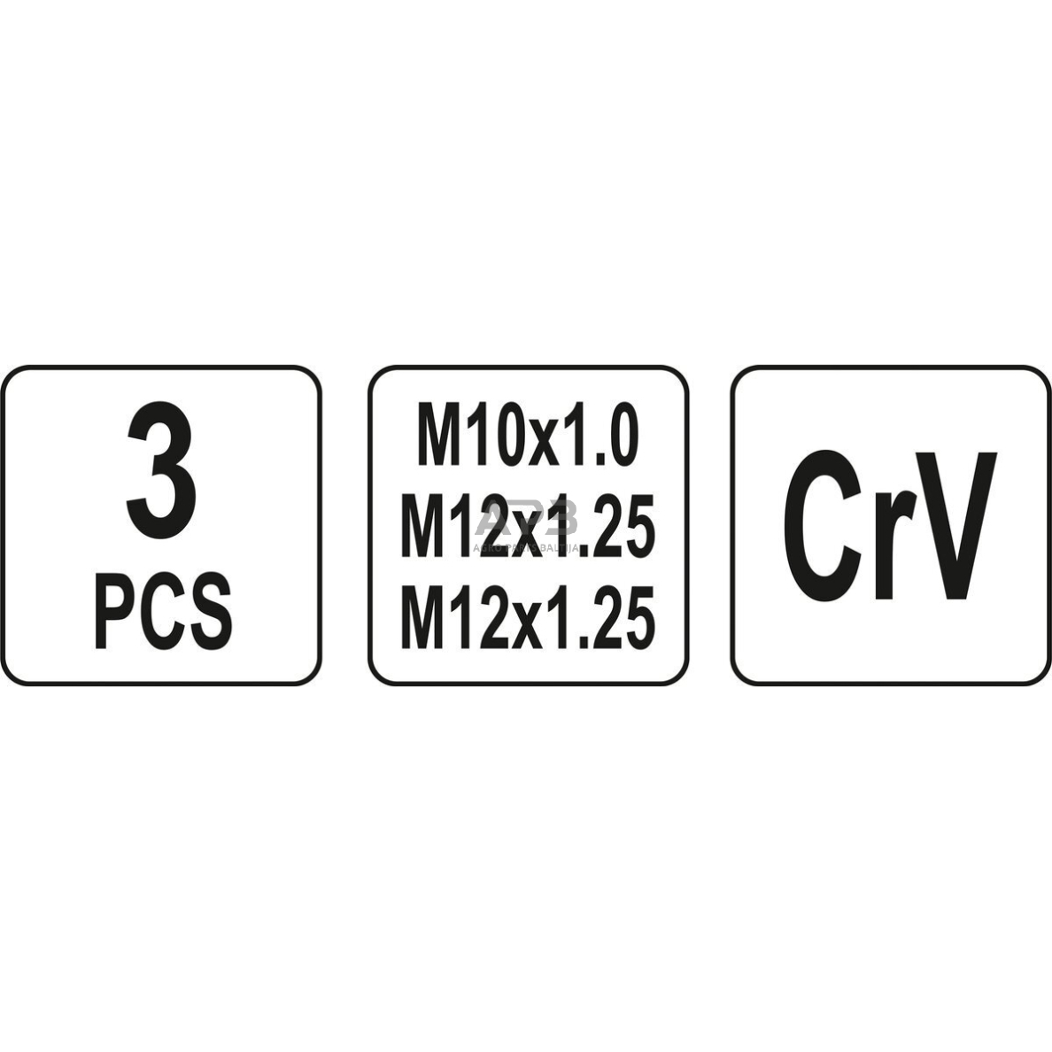 Plėstuvų rinkinys 3vnt. pakaitinimo žvakių lizdams  1