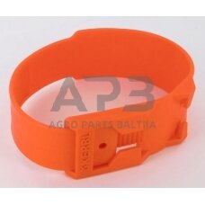 Plastikinė apyrankė ženklinimui oranžinė 10 vnt. Kerbl VV8144