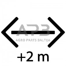 Plieninis strypas, išorinis skersmuo 16mm, 3m SM16C453