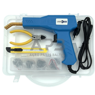 Plastiko suvirinimo aparatas 43W su kabėmis (200vnt) rinkinys Plastiko suvirinimo aparatas 43W su kabėmis (200vnt) rinkinys