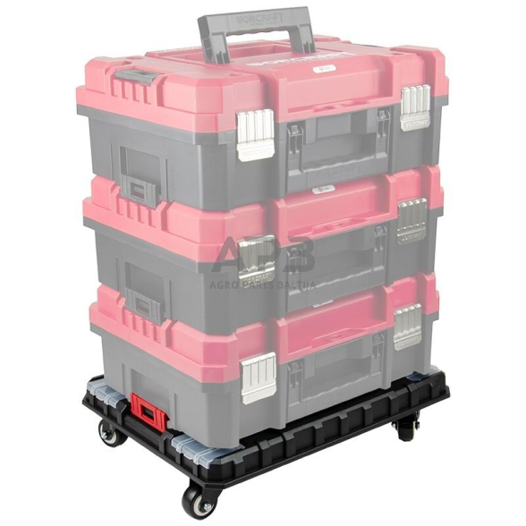 Platforma su ratukais įrankių dėžėms 467x355x40mm 1 Platforma su ratukais įrankių dėžėms 467x355x40mm 1