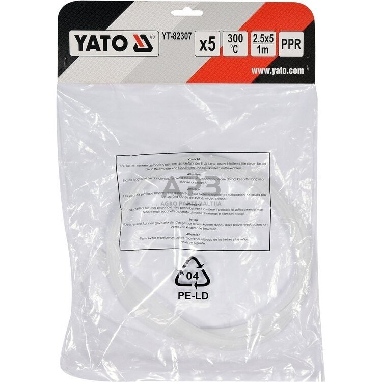 Plastiko suvirinimo juostų rinkinys (5vnt) (PPR polipropilenas) 2.5x5mm 5х1m 3 Plastiko suvirinimo juostų rinkinys (5vnt) (PPR polipropilenas) 2.5x5mm 5х1m 3