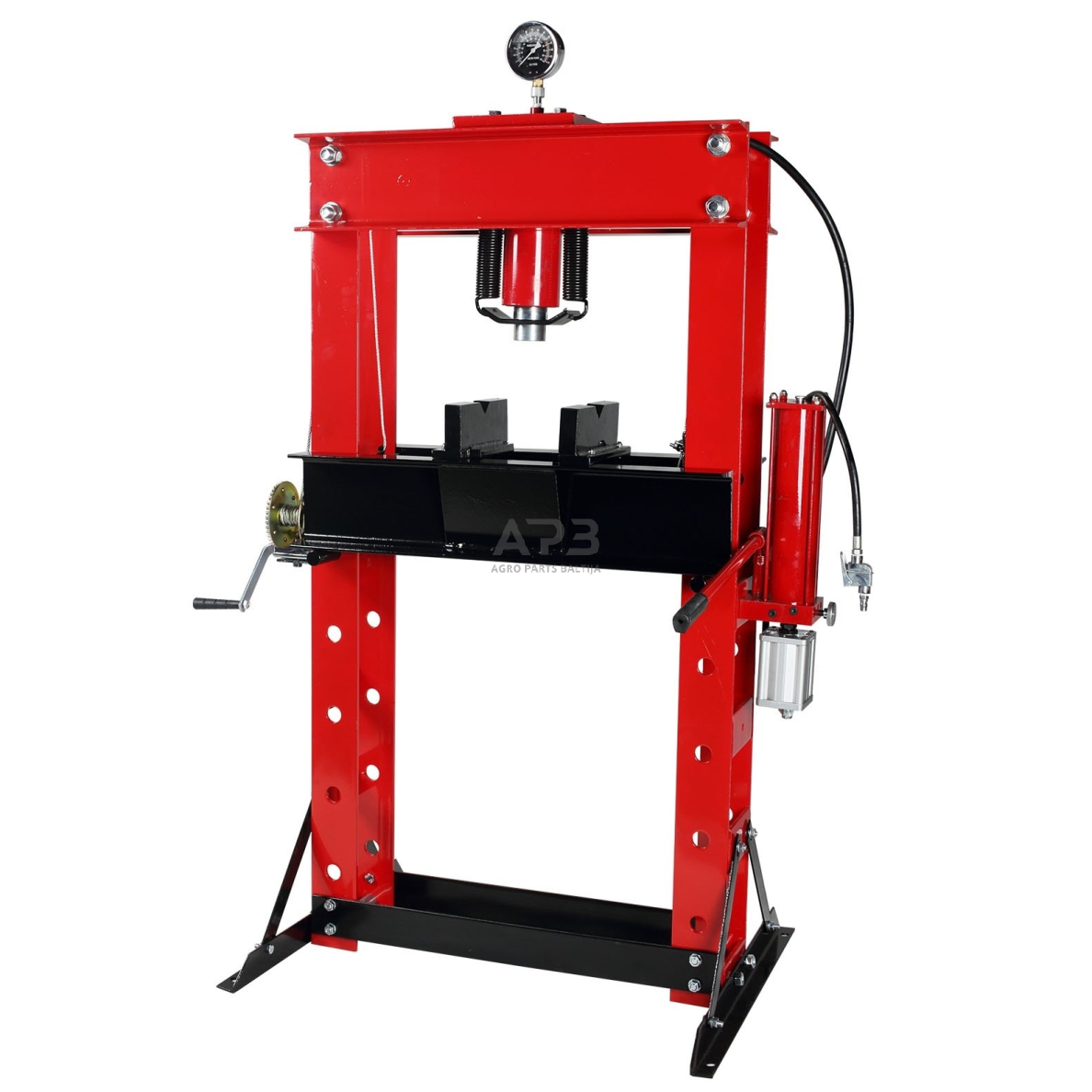 Pneumatinis / hidraulinis presas su manometru 50t Pneumatinis / hidraulinis presas su manometru 50t