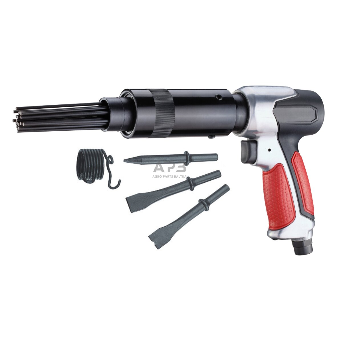 Pneumatinis skaleris adatinis ir plaktukas 2in1 rinkinys 4vnt. Pneumatinis skaleris adatinis ir plaktukas 2in1 rinkinys 4vnt.