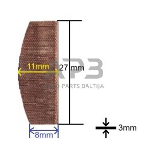 Pneumatinio veržliasukio 1/2“ Mini C1522 rotor blade (6vnt.) Atsarginė dalis