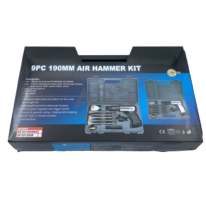 Pneumatinis plaktukas ir kaltų rinkinys 9vnt. 2 Pneumatinis plaktukas ir kaltų rinkinys 9vnt. 2