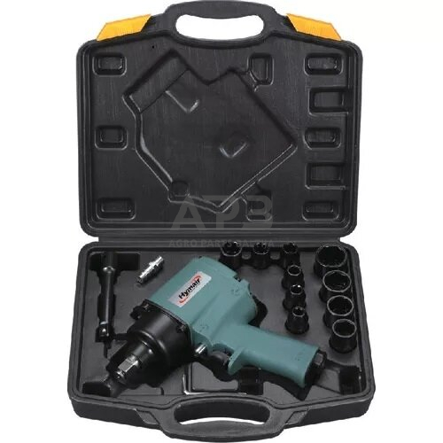 Pneumatinio veržliasukio 1/2" su galvutėmis rink. 15vnt. Pneumatinio veržliasukio 1/2" su galvutėmis rink. 15vnt.