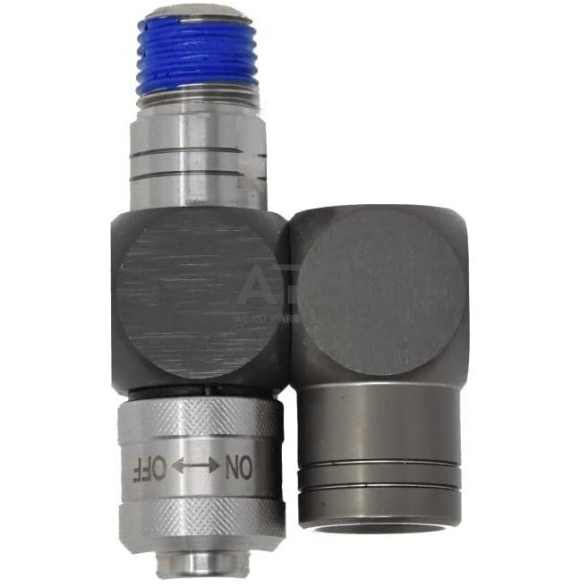 Pneumatinė jungtis 1/4 (iš.s./vid.s.) pasukama 360° su reguliatoriumi 4 Pneumatinė jungtis 1/4 (iš.s./vid.s.) pasukama 360° su reguliatoriumi 4