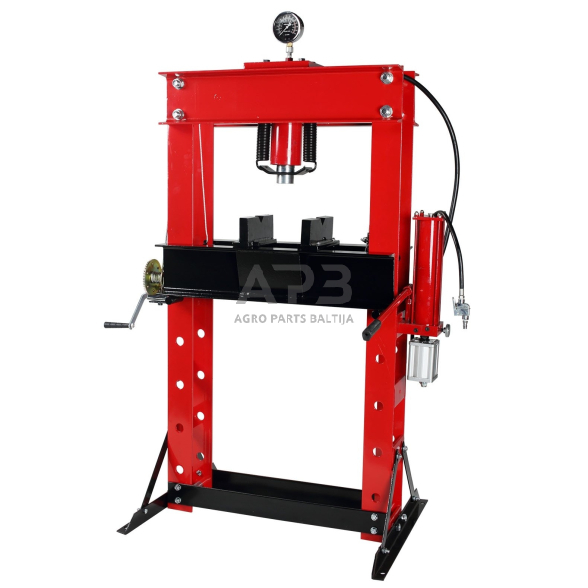 Pneumatinis / hidraulinis presas su manometru 50t Pneumatinis / hidraulinis presas su manometru 50t
