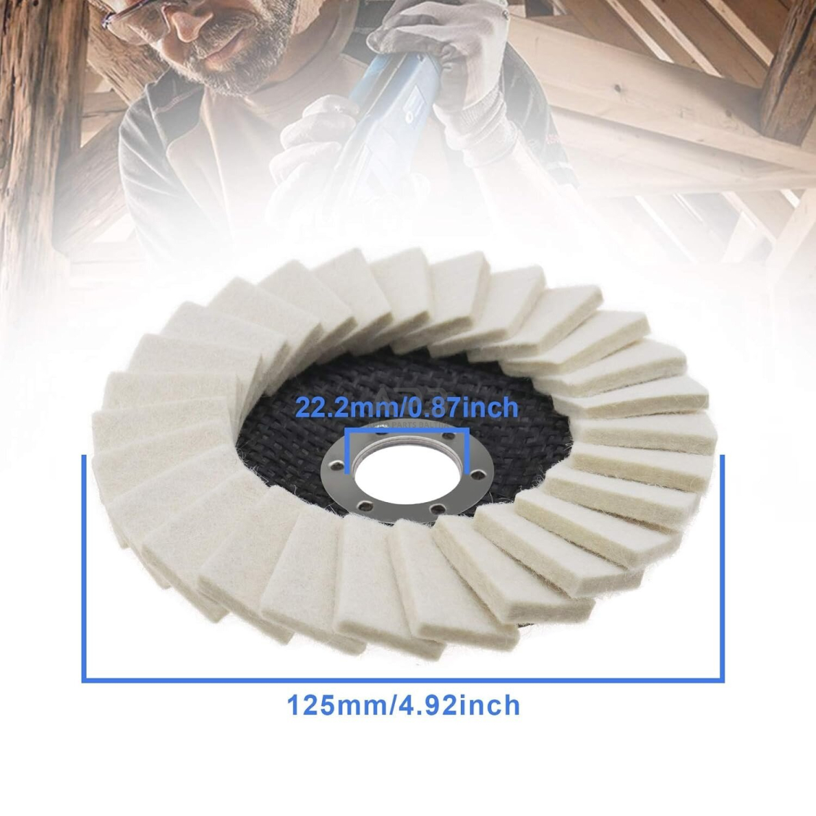 Poliravimo diskas 125mm 2 Poliravimo diskas 125mm 2