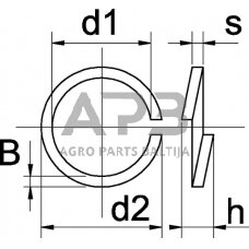 Poveržlė M10x18.1x2.2mm, DIN 127b, 27B10