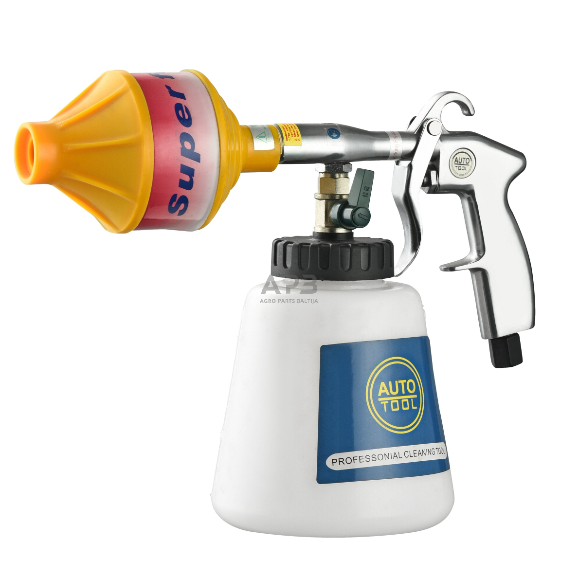 Praplovimo pistoletas (muilui antgaliu) su bakeliu Praplovimo pistoletas (muilui antgaliu) su bakeliu