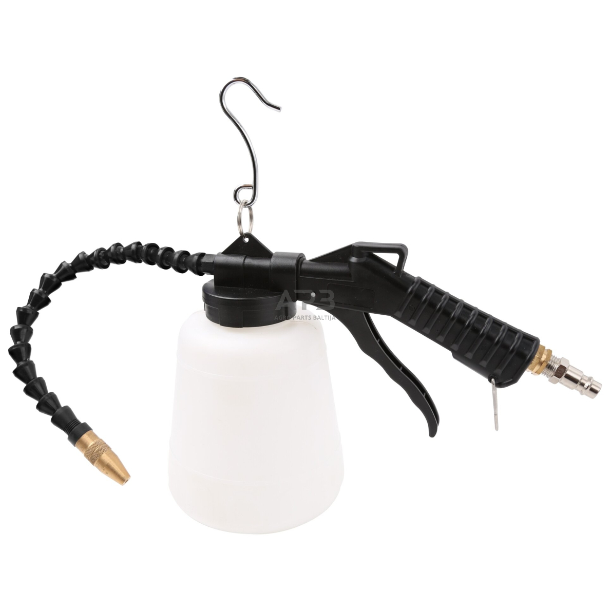 Praplovimo pistoletas su lanksčiu antgaliu Praplovimo pistoletas su lanksčiu antgaliu