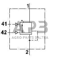 Priekabos valdymo vožtuvas Wabco 9730020700 6 Priekabos valdymo vožtuvas Wabco 9730020700 6