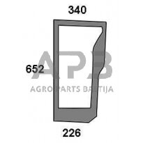 Priekinis kabinos stiklas apatinis 47125737N Priekinis kabinos stiklas apatinis 47125737N