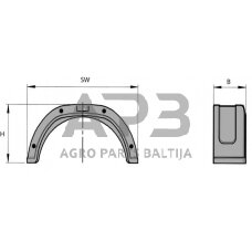 Priekabos purvasaugis AL-KO PVC 1257130