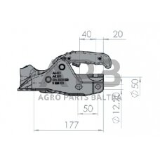 Priekabos sukabinimo spyna AL-KO AK301, 1223427