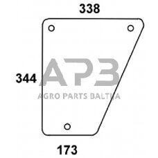 Priekinis kabinos stiklas apatinis l/r D8050