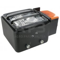 Priekinis žibintas kairys Halogenas 220x151mm, Cobo 05619000
