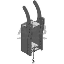 Priekabos prikabinimo rėmas 200mm Scharmüller 00373000A02 Priekabos prikabinimo rėmas 200mm Scharmüller 00373000A02