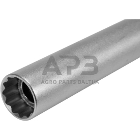 Prailginta galvutė žvakei 3/8" 16mm (plonasienė)(12-kamp)