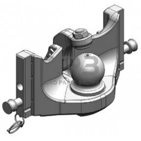 Priekabos prikabinimas su rutuliu K80 W330 S30 Scharmüller 05632951A02