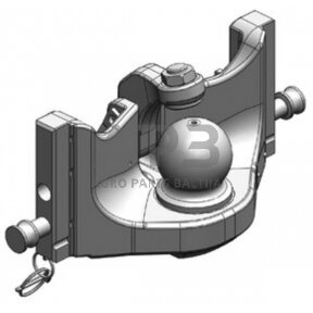 Priekabos prikabinimas su rutuliu K80 W330 S30 Scharmüller 05632951A02