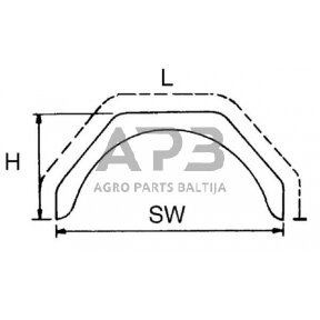 Priekabos purvasaugis Domar PVC D10100DO