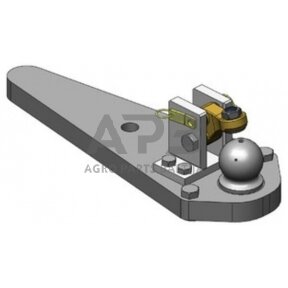 Priekabos sukabinimas su plokšte 80mm Scharmüller 009603100A11