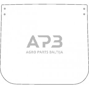 Priekinis kabinos stiklas apatinis D10610
