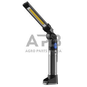 Prožektorius darbui lankstus su UV COB+SMD (įkraunamas)