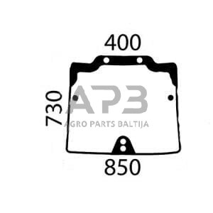 Priekinis kabinos stiklas viršutinis CNH 47127547 Priekinis kabinos stiklas viršutinis CNH 47127547