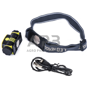 Prožektorius darbui COB (ant galvos) (įkraunamas, su magnetu) Prožektorius darbui COB (ant galvos) (įkraunamas, su magnetu)