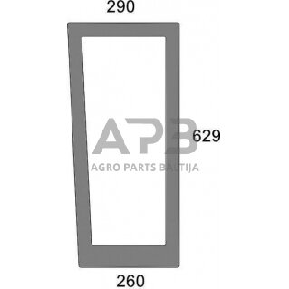 Priekinis kabinos stiklas apatinis 00150338010N Priekinis kabinos stiklas apatinis 00150338010N